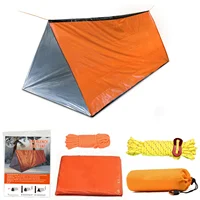 2 Person Emergency Tent Casa De Waterproof Camping Travel Pergola Family Campaign House Tourist Tents Cool Gear Equipment Coat 3