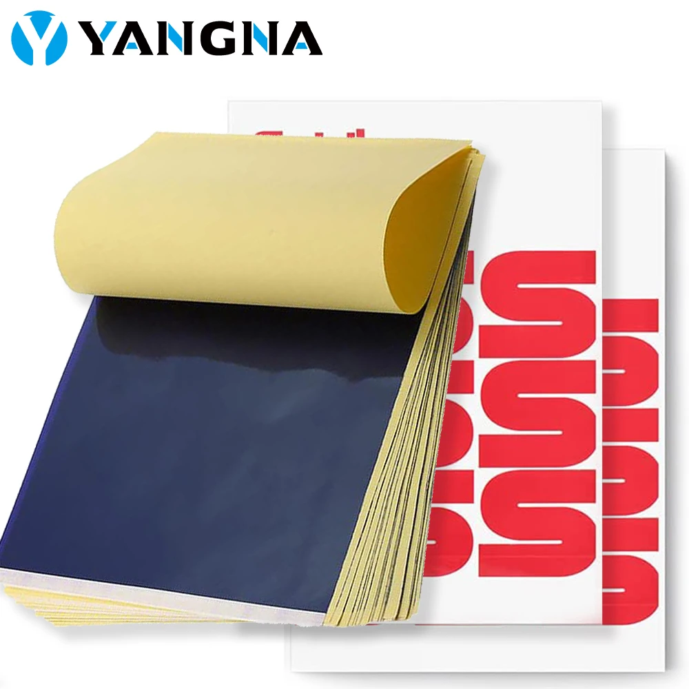 200-100-50-10-5Pcs-Tattoo-Transfer-Papers-Carbon-Copier-Thermal-Stencil ...