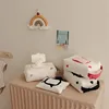 Cartoon Animal Flip Cover Tissue Boxes Wet Wipes Case Car Hanging Bag Paper Holder Storage Removable Napkin Storage Hanging Box 4