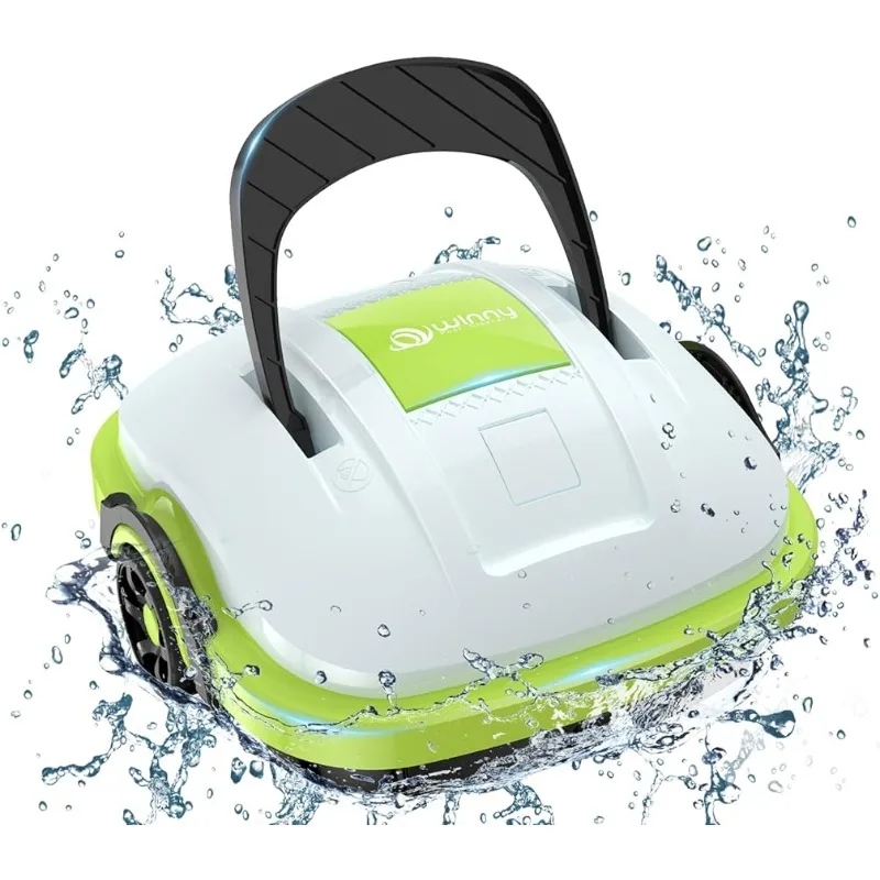 

Automatic Pool Vacuum with Powerful Suction, Dual-Motor,Self-Parking, Up to 538 Sq.ft,Ideal for Flat Above Ground Pools