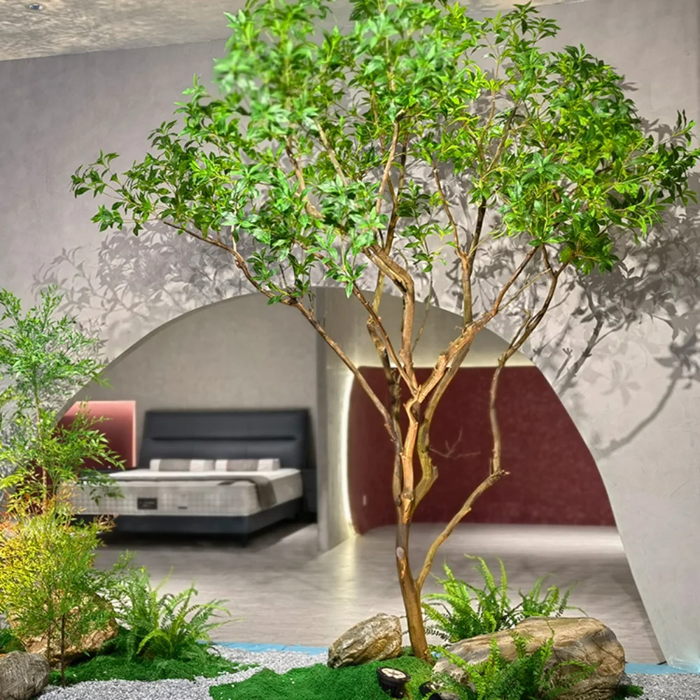 

Drunk Wood Artificial Green Plant Landscape Fake Trees Window Decoration Scene Layout Bionic Plant Landscape