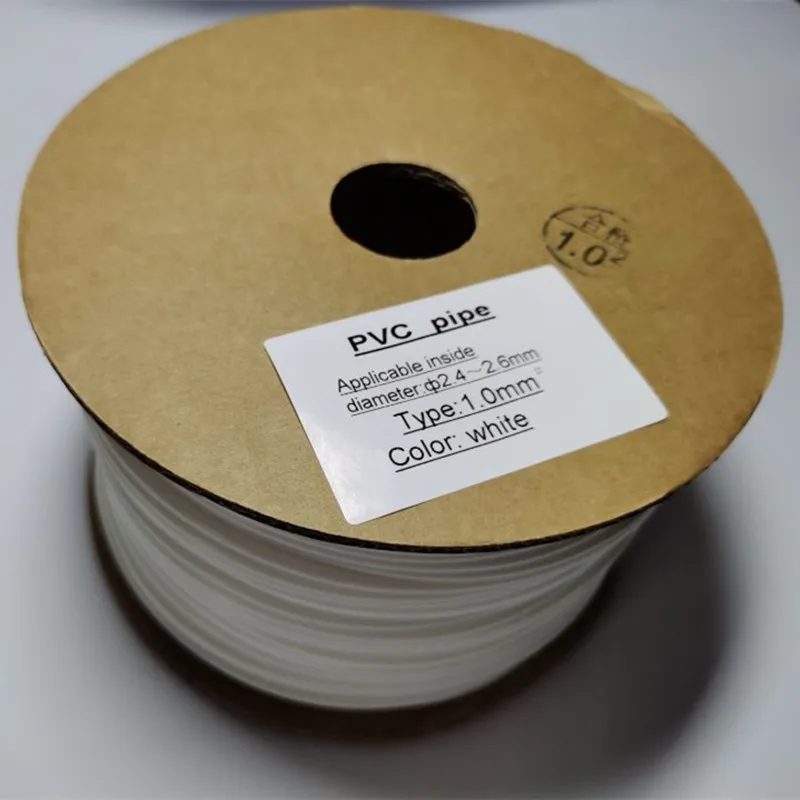 Pvc Tubo Branco Pvc Manga para Marcador de Cabo id Impressora Virola Máquina de Impressão Eletrônico Lettering Máquina Peças - Imagem 2