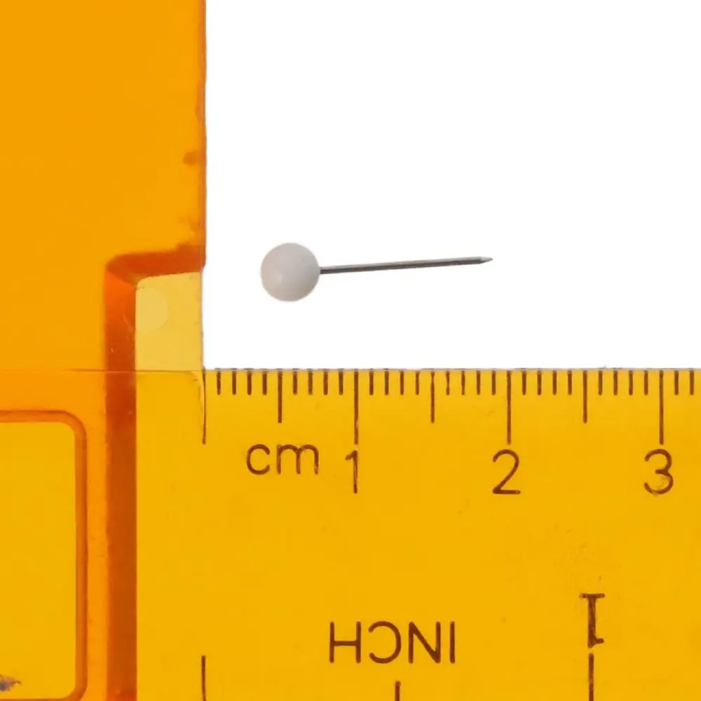게시판용 흰색 푸시핀 500개, 플라스틱 원형 헤드 맵핀, 1/8인치 코르크보드용 핀