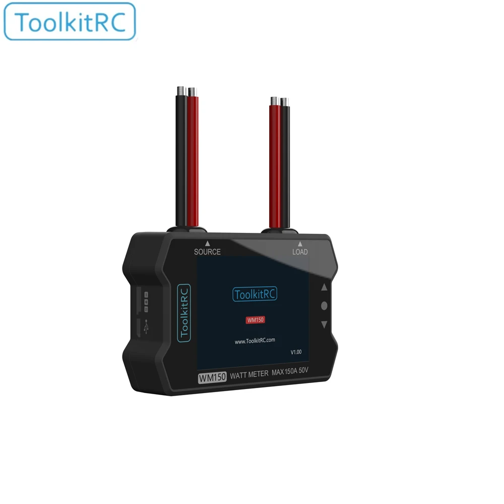 Анализатор мощности с ЖК-дисплеем ToolkitRC WM150, 150 А, 50 в