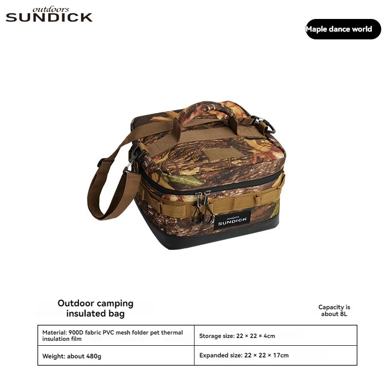 Outdoor Camping Insulated Bowl & Cup Storage Bag - Multiple Color Options