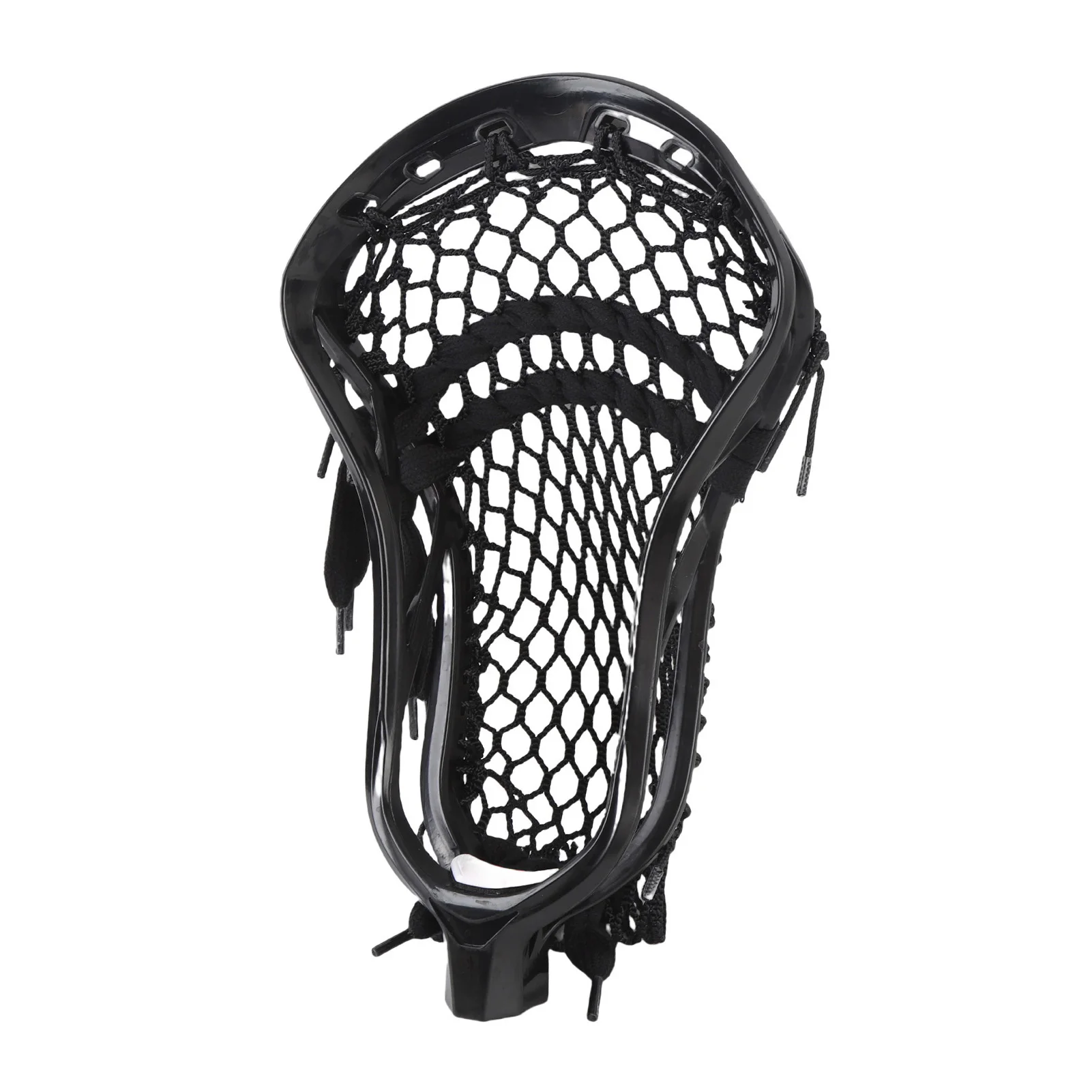 Lacrosse Head Mesh Strung Wear Proof Nylon Lacrosse Stick Heads for Training Competition Lacrosse Accessories for Practice