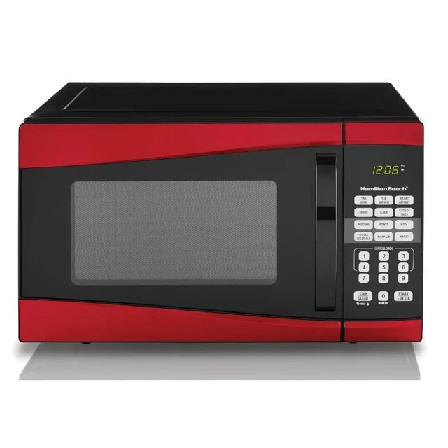 Hamilton Beach 0.9 Cu. ft. 900W Red Microwave oven - AliExpress