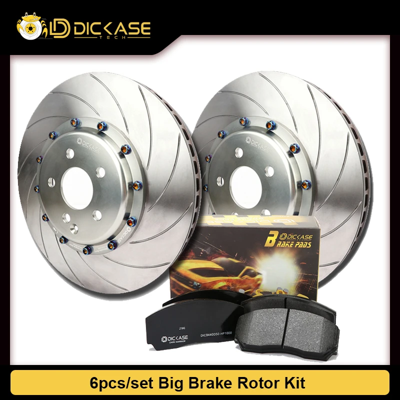DICASE Customize Brake Disc 380mm Drilled Slotted Center Bell Front