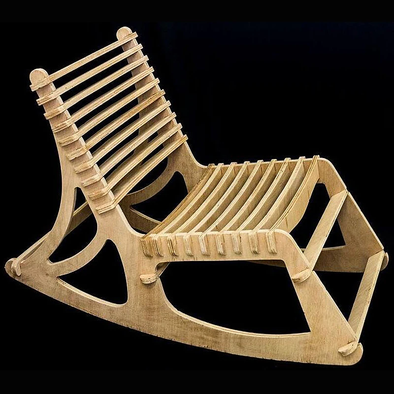 10pcs Chair Design File Rocking Chair Furniture Template CNC Laser Cut Files DXF CDR Vector for Laser/Plasma Cutting Printing