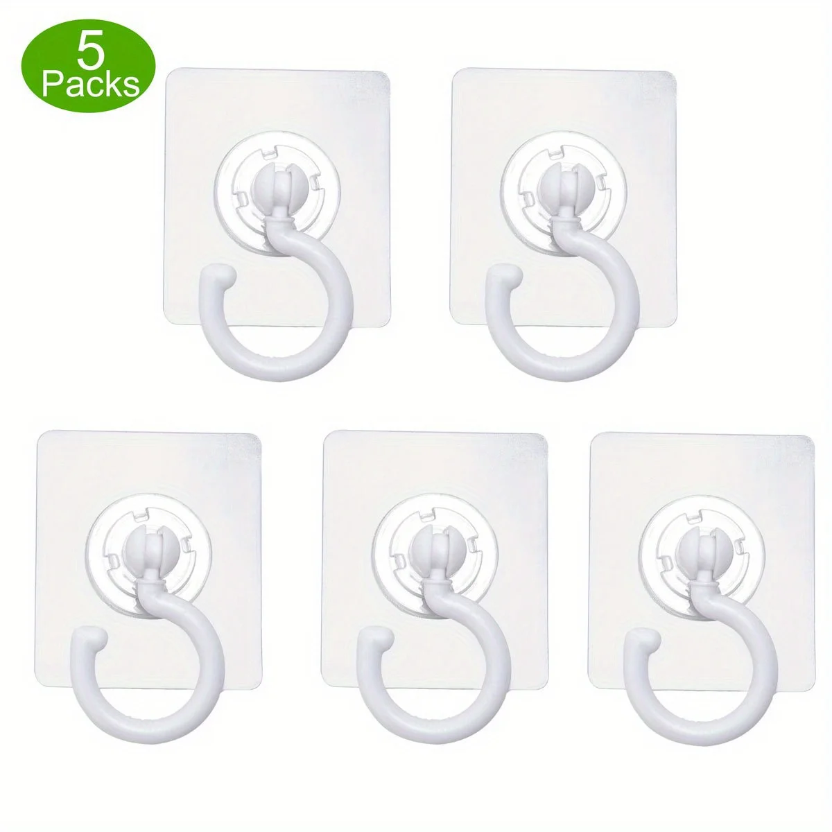 Adhesive Rotatable Ceiling Hooks 5pcs self adhesive hooks multifunctional hooks self adhesive wall hooks heavy duty hooks