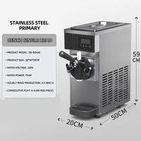 Machine à crème glacée intelligente bureau tête unique Maquina De Sorvete Casquinha Soft 4