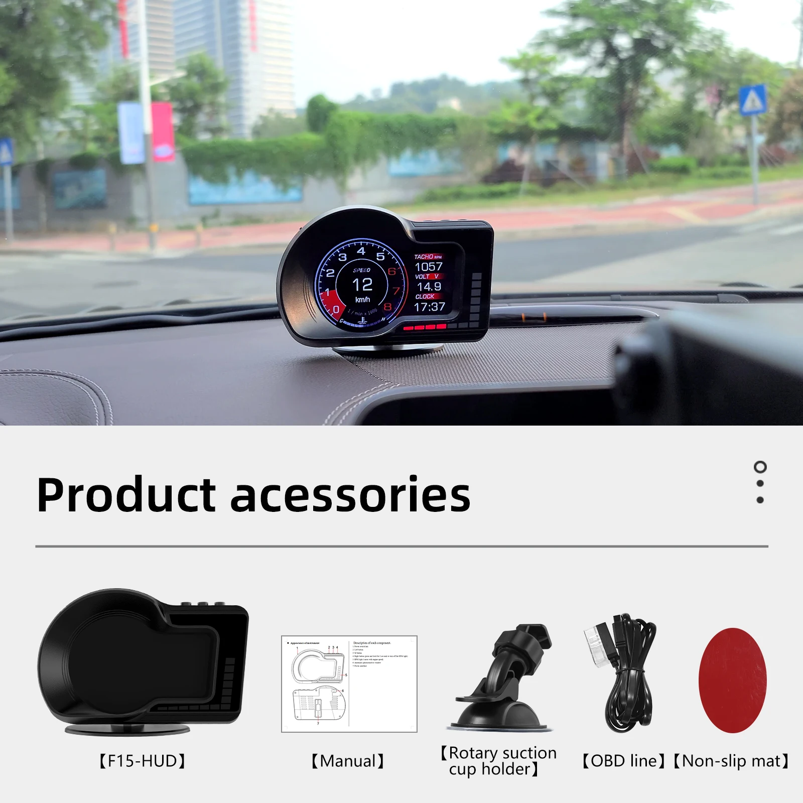 Ƽ  GPS OBD2 HUD   ӵ º ǻ   ÷  ڵ  ͺ ӵ ˶ 