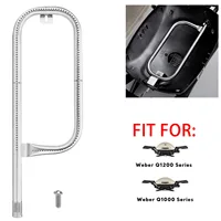 For Weber Q100 Q120 Q1000 Q1200 Baby Q Sliver Barbeque Accessories 304 Stainless Steel 60040 69957 Grill Burner Tube Replacement 2
