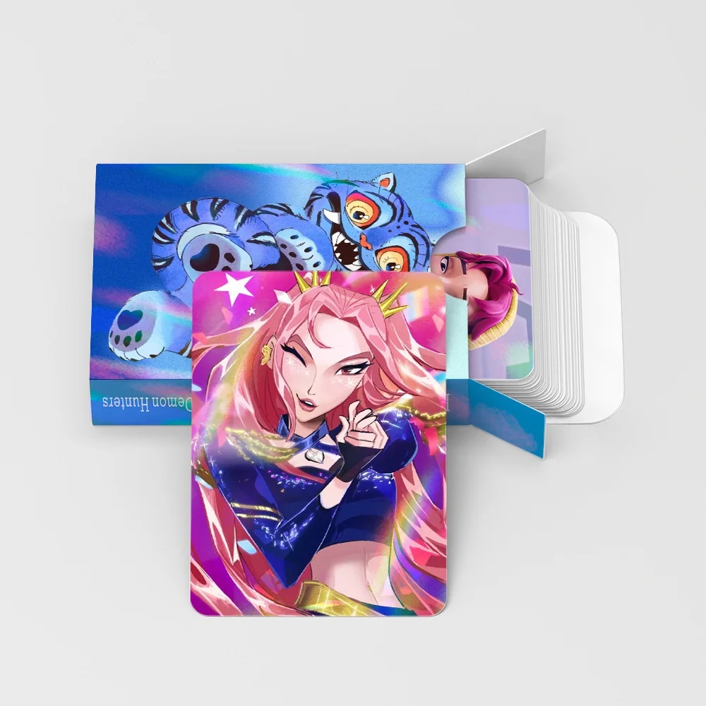 Set Papeterie KPop Demon Magic Girl Hunters - 4 Carnets A5 Et 6 Stylos à Bille, Design Anime, Collection Et Cadeau