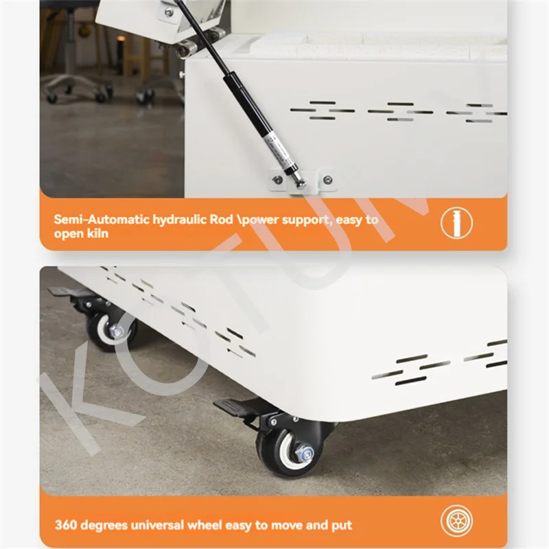 220V Ceramic Experimental Firing Household Intelligent Electric Kiln 0.02m &sup3; High-temperature Electric Kiln