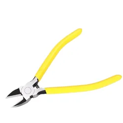 Precision Ultra Sharp Wire Cutter with Long Flat Nose for Heavy Duty Craft and Cable Cutting (1PC)