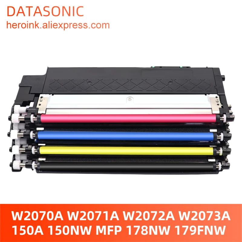 

Compatible Toner Cartridge for HP Color Laser 150A 150W 150NW MFP 178NW 179FNW 117A W2070A W2071A W2072A W2073A with chip