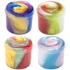2.37oz Colorful Crystal Slime Putty Toy Kit - Super Soft Non-Sticky Pearlized Bouncy Mud for Kids Birthday Party Gift 1