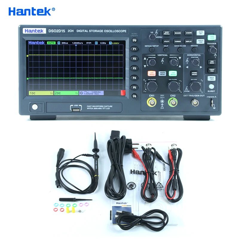 Hantek Digital Oscilloscopio Generazione Di Segnale Dso2C10 Dso2D10 Dso2C15 Dso2D15 2 Canali 100M 150M 1Gs/S Muslimate