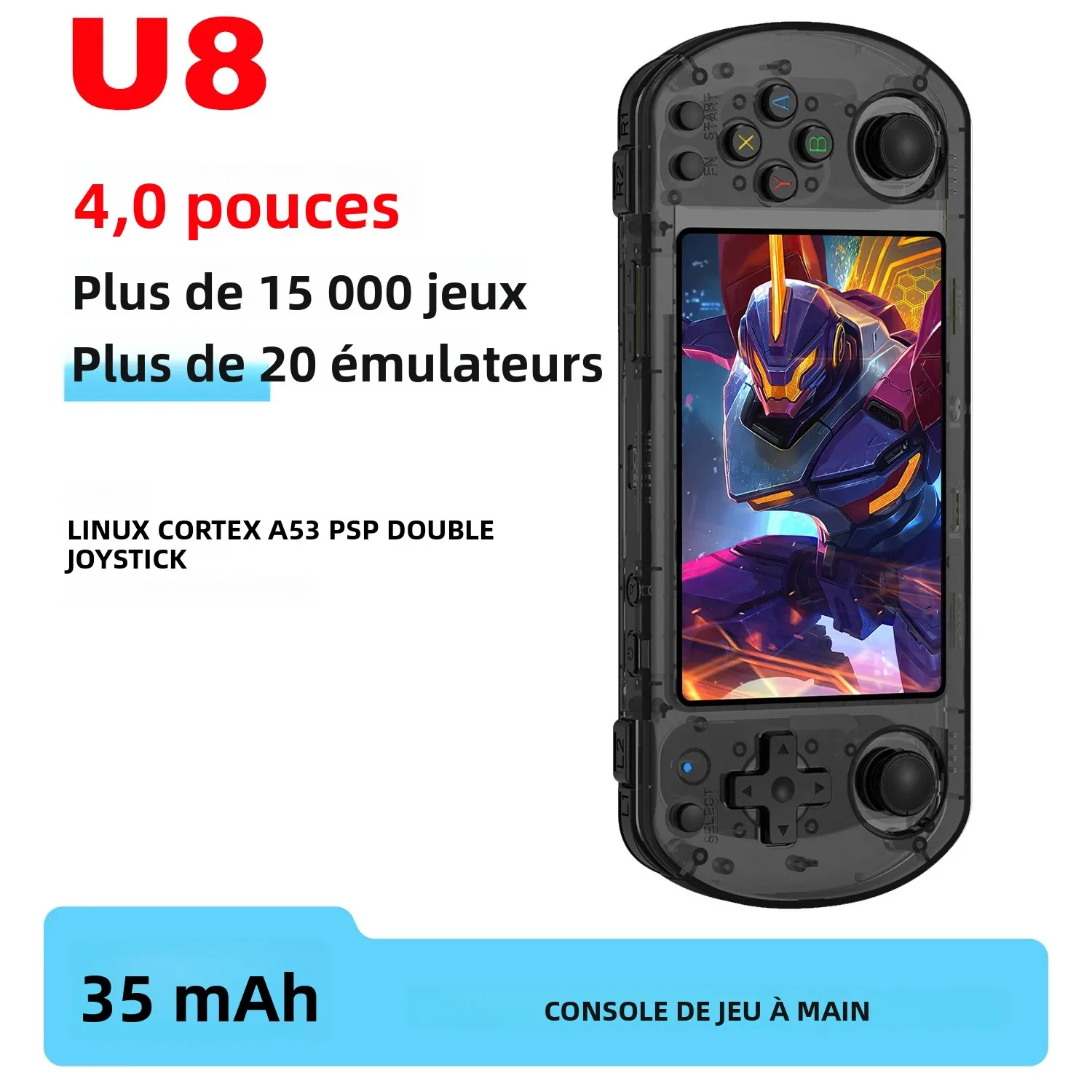 Linux-systeem, IPS-scherm, draagbaar, 64 GB of 128 GB, games, handheld game-videospeler, console_voghion.com