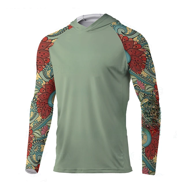 Fishing Apparel Men's Long Sleeve Fishing T-Shirts UV Sun