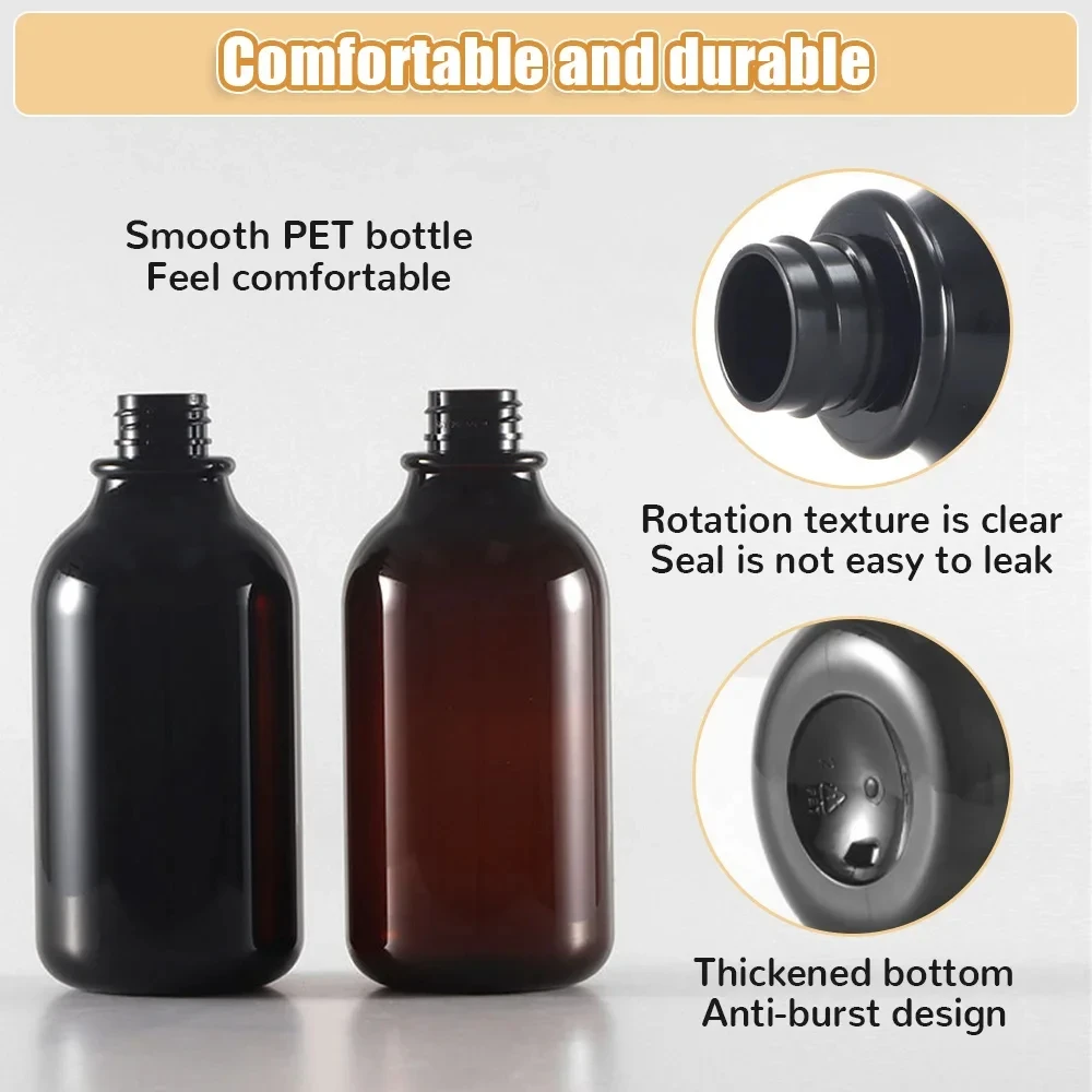 Soap Dispenser 2PCS Lotion Soap Dispenser Glossy Refillable Bottle for Kitchen Sink Bathroom Shampoo Conditioner Empty Storage Jar 300/500ML