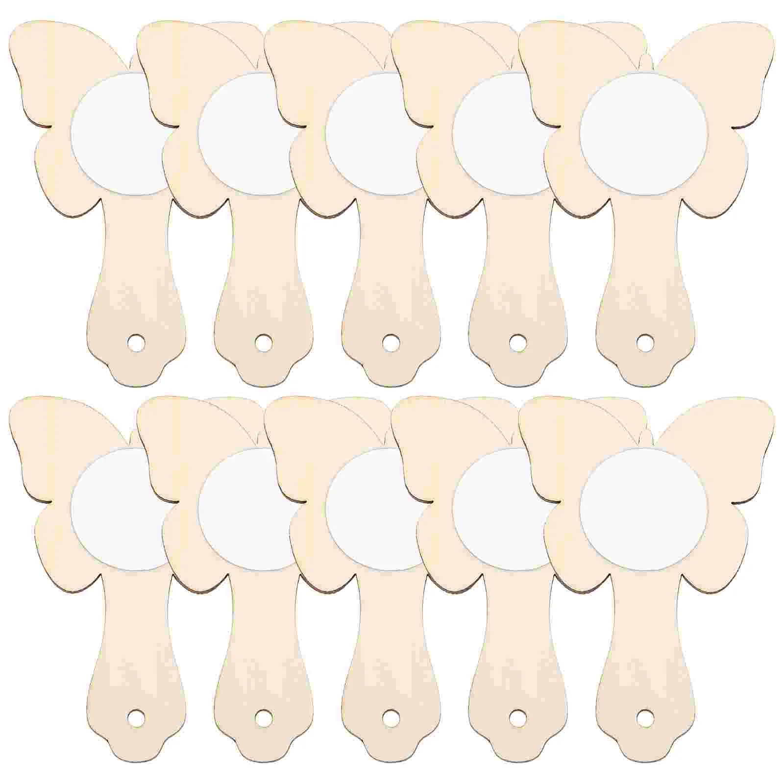 10pcs Diy Wooden Hand Mirror Wooden Hand Painting Mirror Unfinished Handheld Mirrors 10pcs 1 pin 2 5mm handheld speaker ptt mic for motorola talkabout md200 tlkr t5 t6 t80 t60 fr50 t6200 t6200c t6220 sx620r fr50