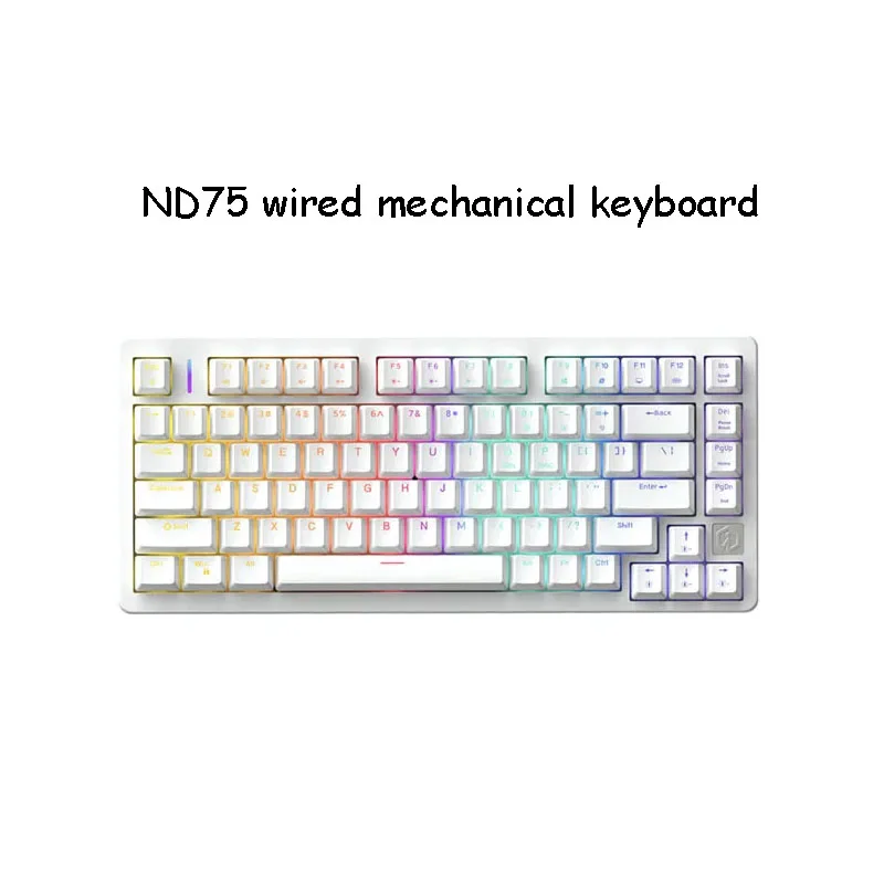 

ND75 Wired Mechanical Keyboard Single Mode RGB Magnetic Axis Full Key Hot Swap 75% Allocation E-sports Gaming Keyboard Win Mac