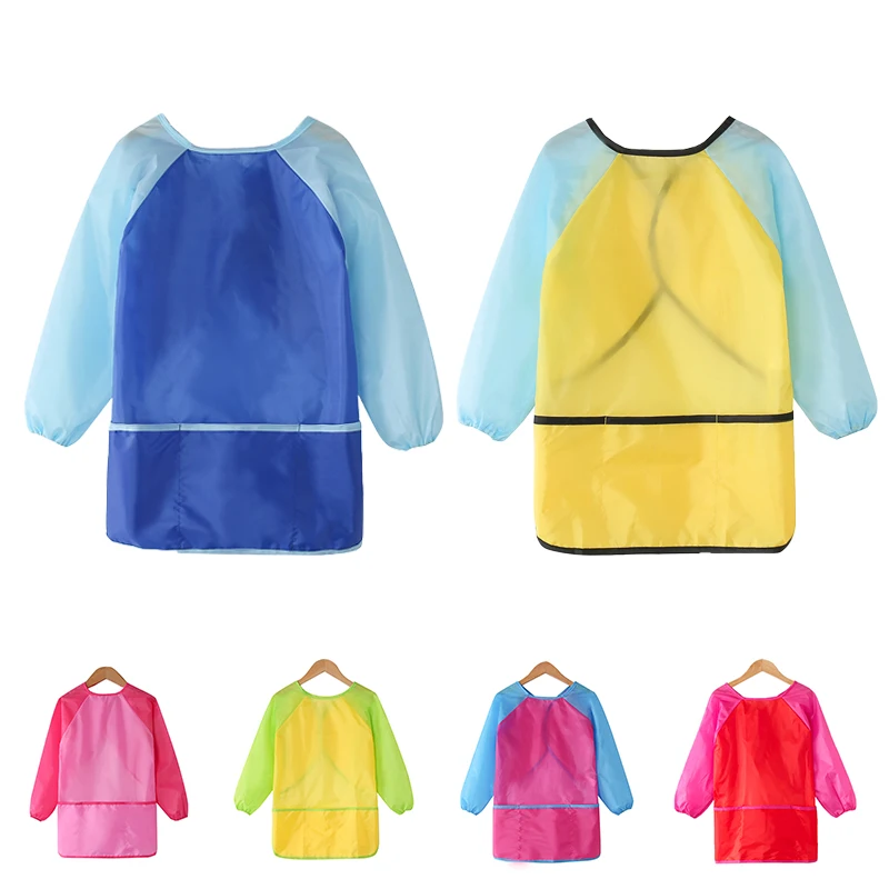 ChildApronArtApronsLearningEducationInterestingToysWaterproof