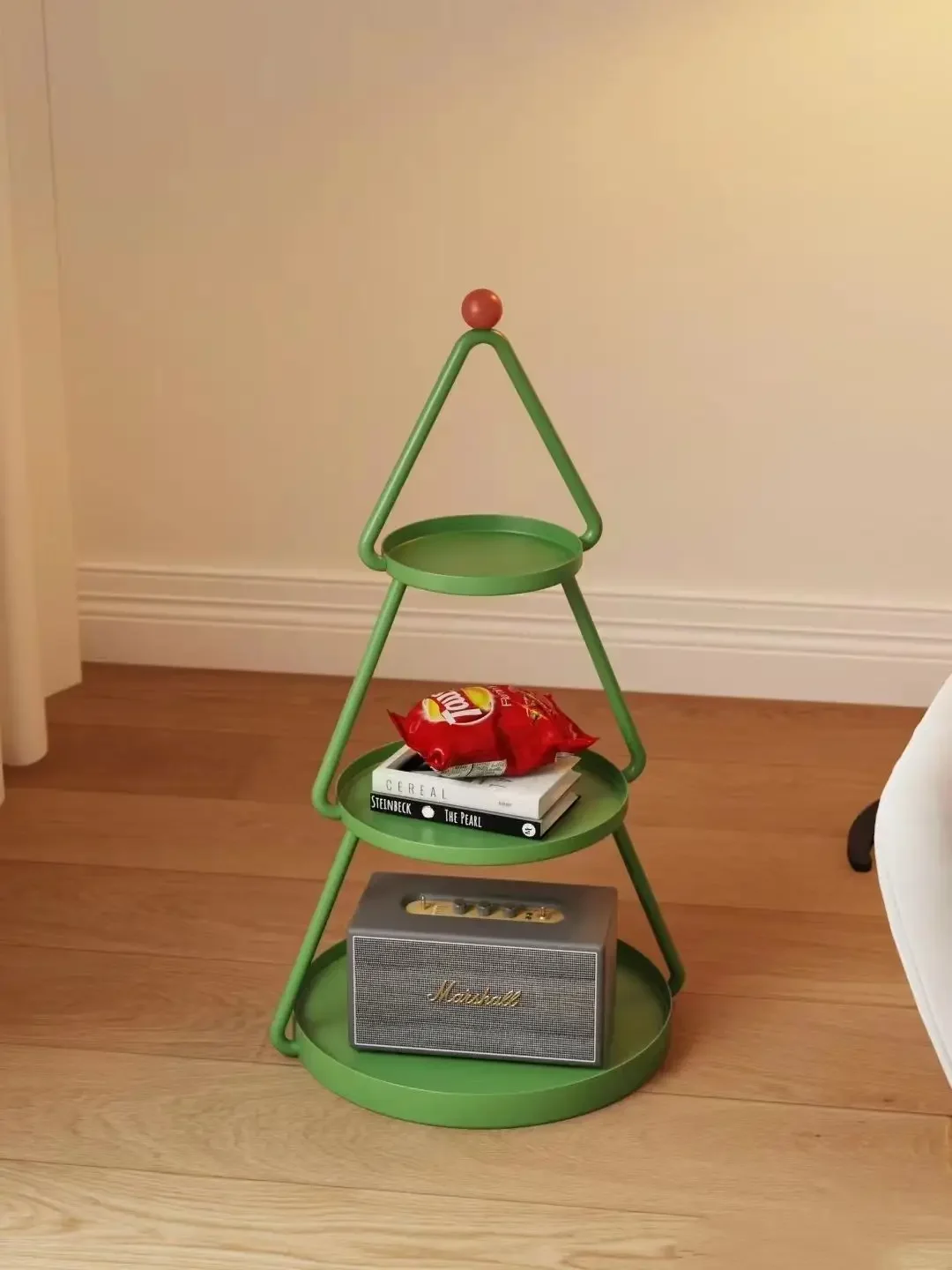 

Creative Christmas tree, modern minimalist sofa, multi-layer vertical partition, bedside snacks, online celebrity racks.