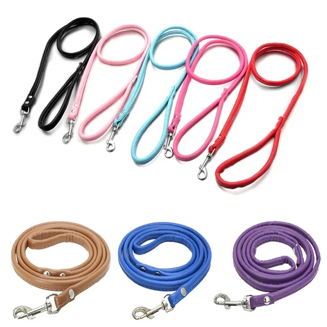 Pu Leather Dog Leashes Small Pet Walking Leash Adjustable Dog Leads Puppy Pet Supplies Pu Leather Dog Leashes Small Pet Walking Leash Adjustable Dog Leads Puppy Pet Supplies