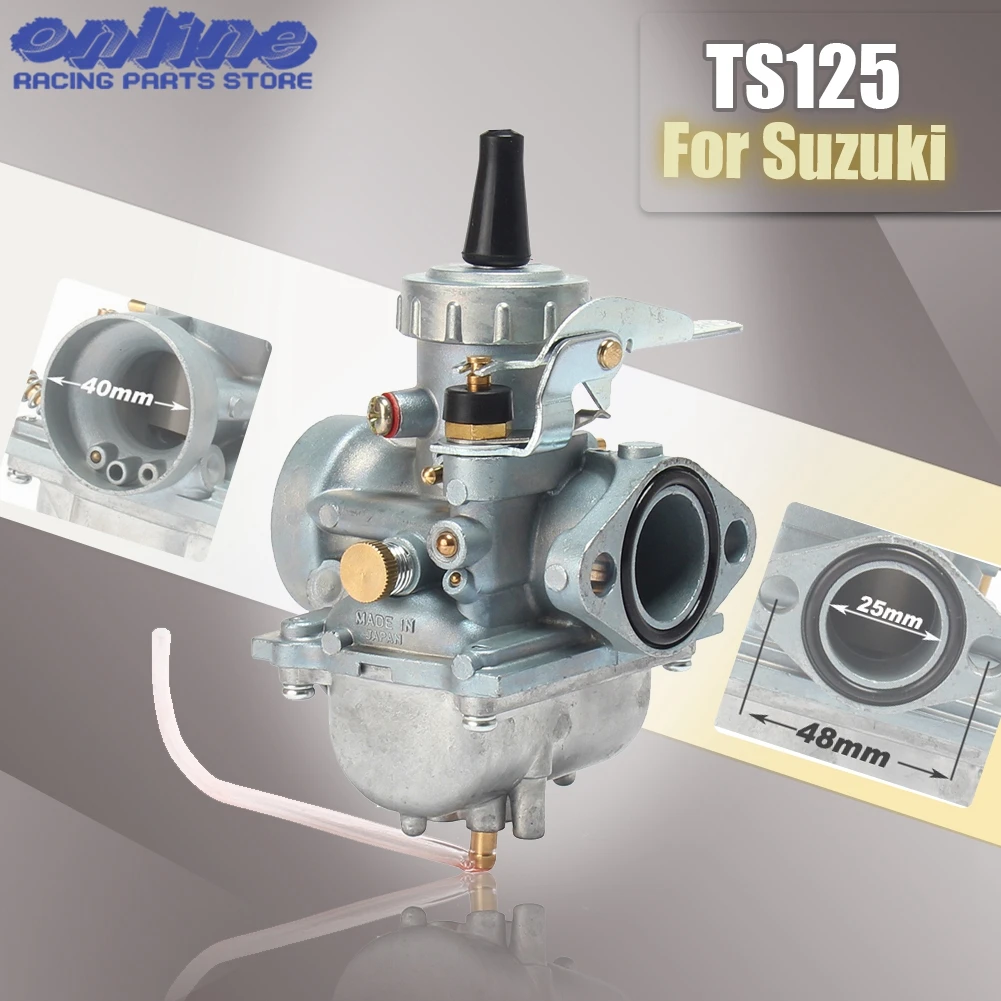 Карбюратор Carb для мотоцикла Suzuki TS125 TS125N TC125 TS100 для двухтактного 65cc 80cc 85cc 100cc 125cc аксессуары для мотокросса