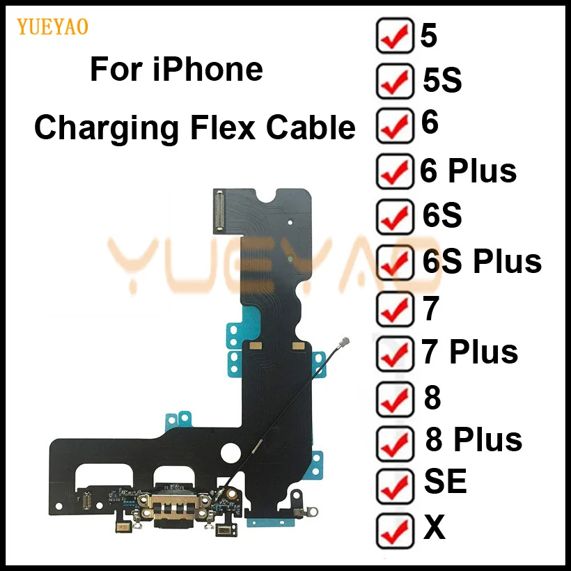 Cavo Flessibile Di Ricarica Per Iphone X 6 6S 7 8 Plus Caricatore Usb Porta Di Ricarica Dock Connettore Usb Cavo Flessibile Per Iphone X Porta Usb