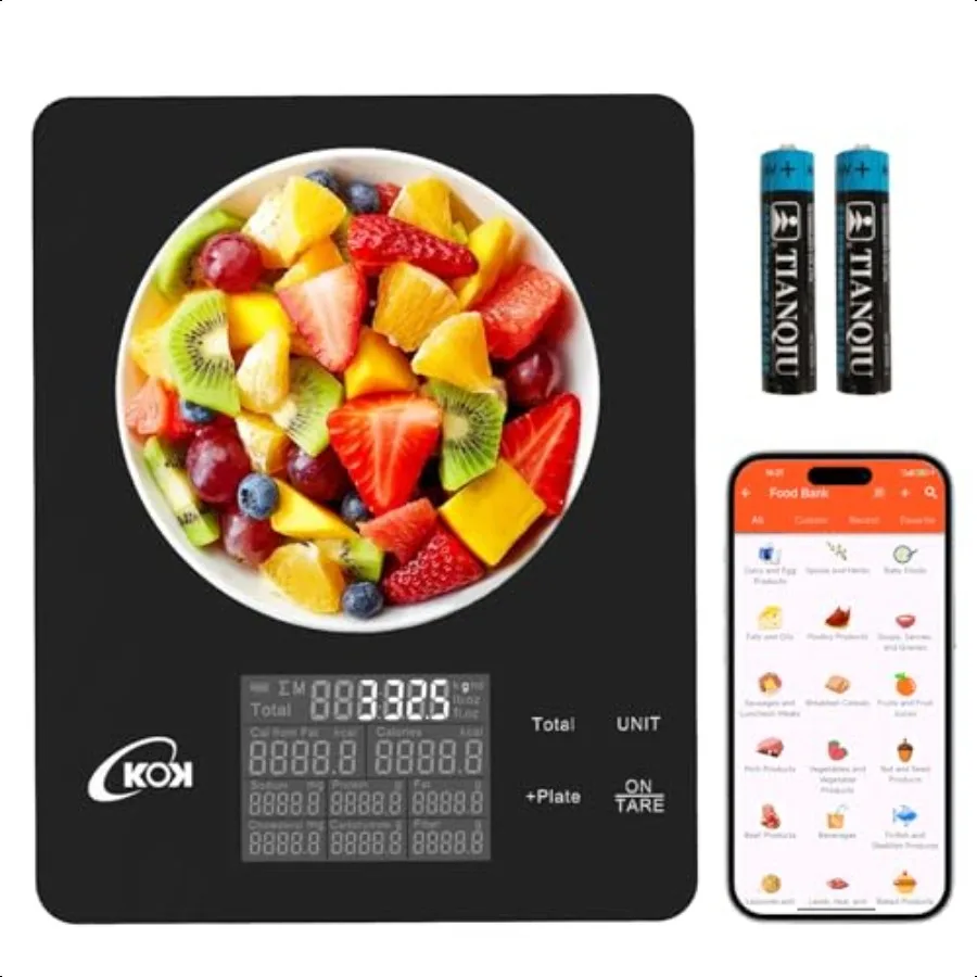 Smart Digital Kitchen Scale with Nutritional Calculator