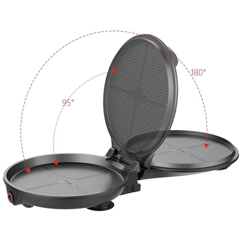 Household Double-sided Heating 36CM Large Roasting Pan Grilling Machine Sarten Electrico Electric Skillet Pizza Maker