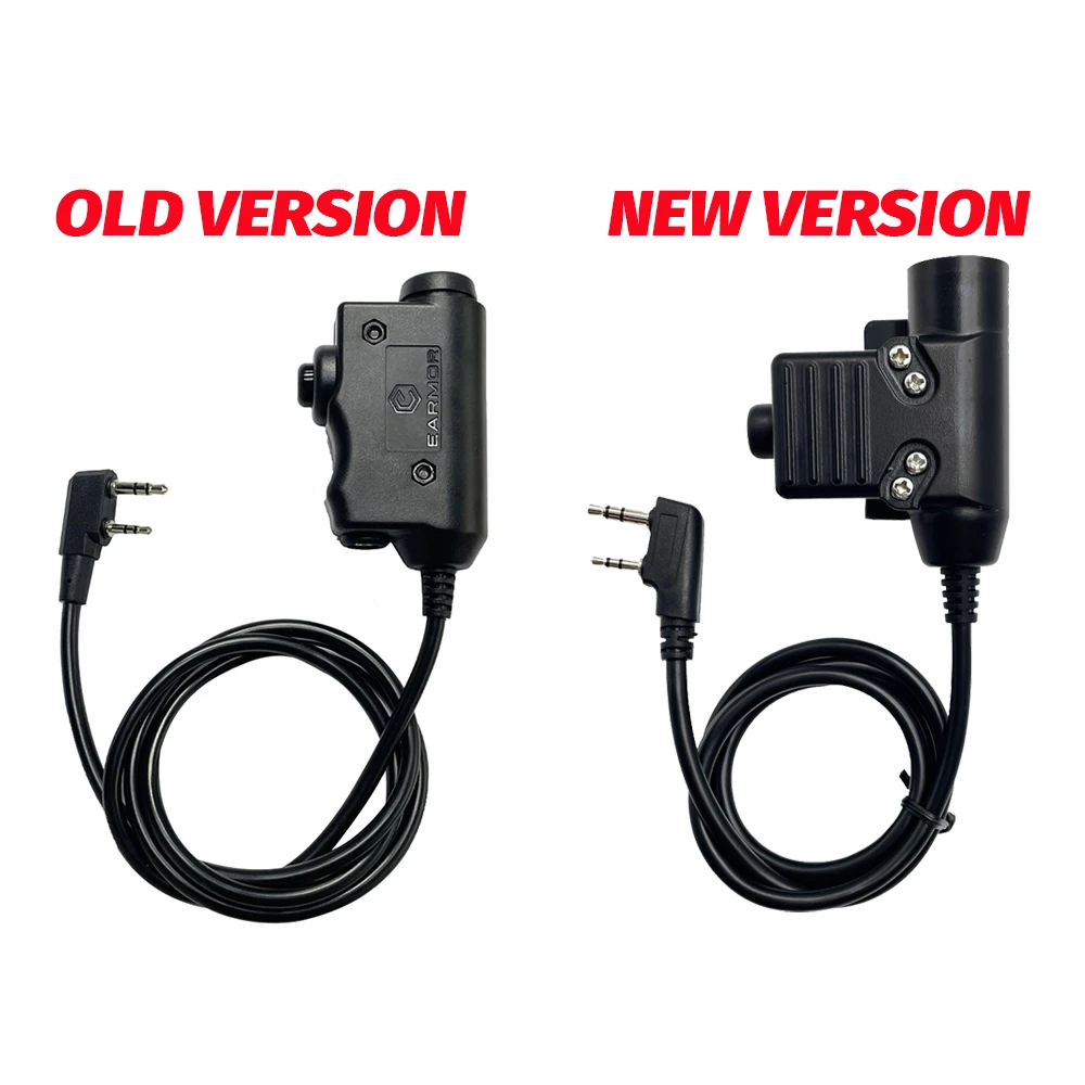 Tactical U94 PTT Tactical Headset Button activated push-to-talk PTT adapter inte