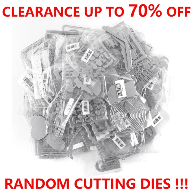 10-50pcs Lucky Bag Metal Cutting Dies Clearance Random Die Cuts for DIY  Scrapbook Cards Worth Twice or Triple What You Pay - AliExpress