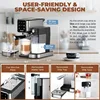 TENKER Espresso Machine 20 Bar, Cappuccino Machine with Automatic Milk Frother, Latte Machine in Stainless Steel Design 5