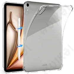Slim Transparent TPU Protective Case Cover - iPad Air 13 2026 (Clear)