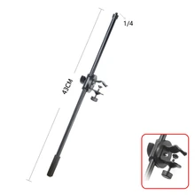 43cm/17-inch Adjustable Microphone Stand Boom Arm For Tripod Stand Holders Professional Microphone Stand For Live Streaming Vlog