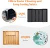 Utensil Organizer for Kitchen Drawers, Expandable Cooking Utensil Tray, Adjustable Cutlery Silverware Flatware Holder, Plastic 5