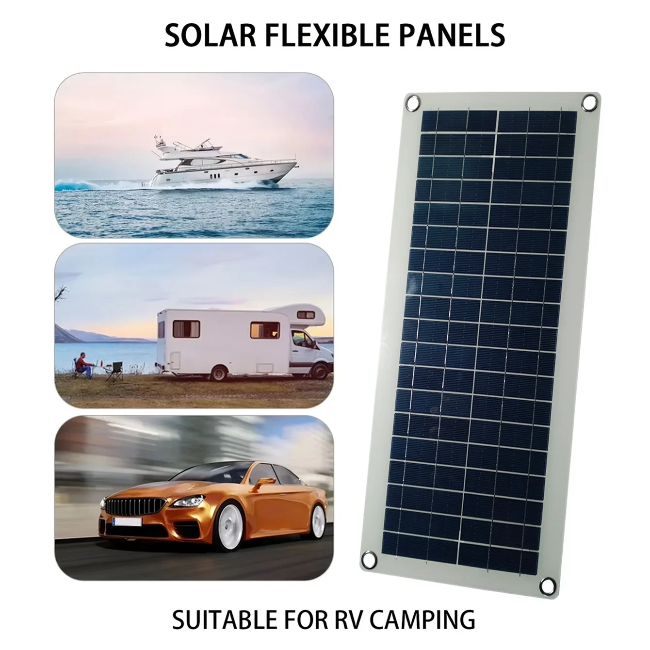 Solar Charger Waterproof Portable - 5V 35W USB Fast Charging for Phones Outdoor Camping RV & Emergency Power Supply EESBAO