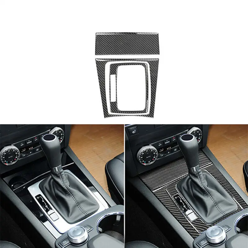 

Carbon Fiber Console Gearshift Frame Trim For Mercedes Benz GLK X204 2008-2015