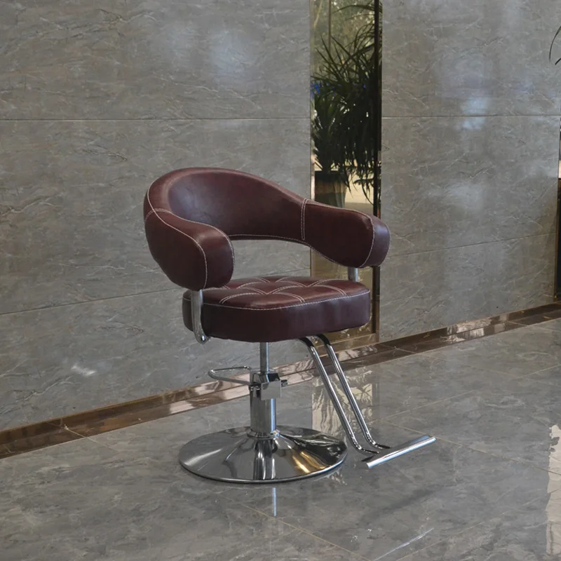 

Adjustable Reclining Barber Chairs Spinning Arm Lounge Barber Chairs Facial Spa Tabouret Coiffeuse Commercial Furniture WJ25XP