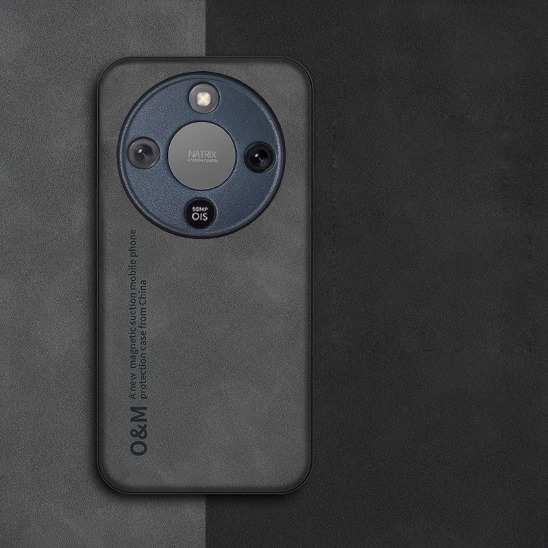 Leather Matte Shockproof Case – Soft Touch Back Cover with Enhanced Grip and Durability