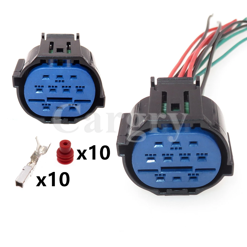 

1 Set 10P HP406-10021 HP481-10021 GL482-10100 Auto Starter Headlight Wire Plug Car Waterproof Socket For Hyundai IX25 KIA K23
