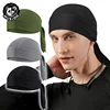 Musion Durag for Men Cycling Pirate Hat Breathable Mesh Pirate Bandana Cap Sweat Absorbent Helmet Inner Head Cover Skull Cap for 1