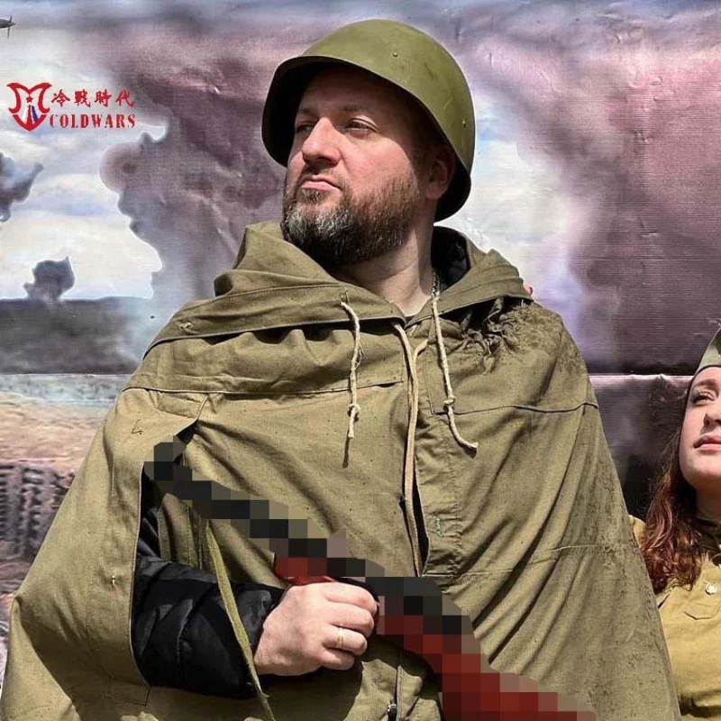 

Cold War Direct Russia Original Soviet Union Soviet Army Public Issue M69 Single Field Cape Poncho Tent Cloth Raincoat Outdoor