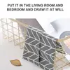 Portable Tissue Box Paper Storage Box Towel Cover Cloth Art Bedroom Living room Desktop Paper Towel Box Vehicle Paper Storage 4