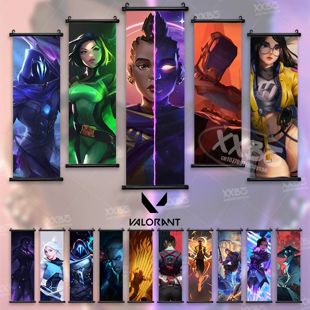 Relovant Pittura Decorativa Reyna Hanging Scrolls Picture Chiodi Di Garofano Poster Deadlock Home Decor Chamber Wall Art Iso Murale Wallpaper